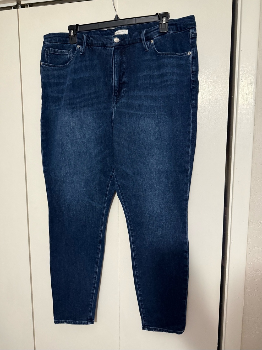 Plus Size Good American Dark Blue Skinny Jeans